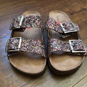 GLITTER sandals